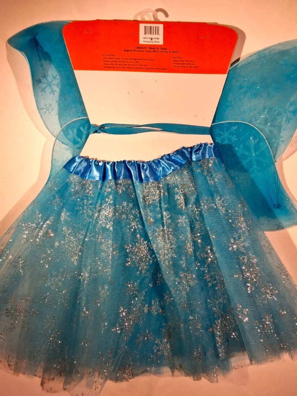 TUTU COSTUME SET  Pumpkin & Fairy Wings  2 sets included  Ages 4+ NEW  Halloween